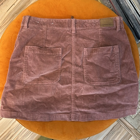 AE Zip-up Courderoy pink/mauve American Eagle Mini skirt - Picture 4 of 7